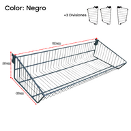Canasta de Hierro para Estanterías en Color Crema PMX-1138 Negro PMX-1128 y Blanco PMX-1268