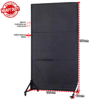 **CALIBRE GRUESO** Lámina Perforado Metálica con Ruedas & Frenos en Negro & Blanco Doble Lado (PMX-1237 & PMX-1238)