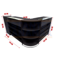 Set 3 Muebles de MDF Negro KD-009