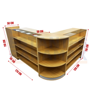 Set 3 Muebles de MDF Diseño Madera KD-009