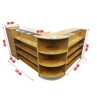 Set 3 Muebles de MDF Diseño Madera KD-009