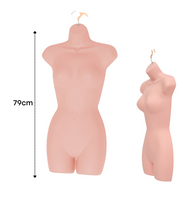 Maniquí Silueta Torso y Pierna Femenina 79x41cm Color Piel I85173N