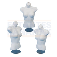 Silueta de Dama Blanco con Base I-86180