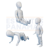 Maniquí de Bebe 0-5 Años Blanco H-MAN-039-N