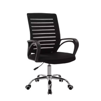 Silla para Oficina de Tela con Ruedas JG-618