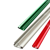 Refuerzo de Plástico para Lamina de MDF 244cm en Color Blanco, Rojo & Verde PMX-1226