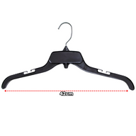 Gancho de Ropa Plástico Negro 42cm J85936N