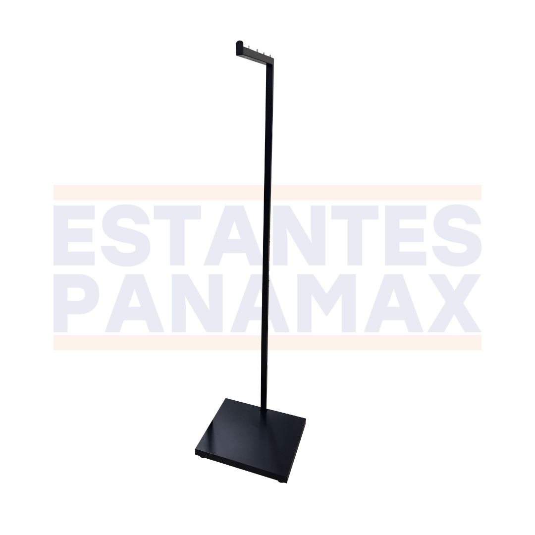 Rack de Ropa 1 Lado Negro 150x40x40cm XBH-CR02