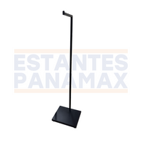 Rack de Ropa 1 Lado Negro 150x40x40cm XBH-CR02