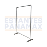 Perchero Sencillo de Acero Inoxidable 160x120x40cm XBH-CR04
