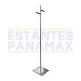 Rack de Ropa 2 Lados en Acero Inoxidable 180x35x35cm XBH-CR04