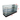 Vitrina de Aluminio Plateado con Base Negro 3 Niveles Vidrio Templado 105x183x60cm KW-011-183S