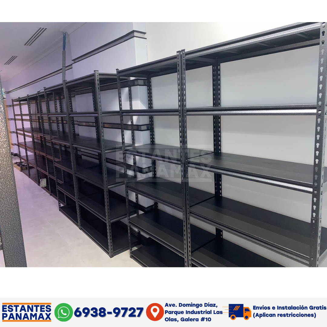 Rack Domestico de 6 Niveles 200x90x40cm 40-50kg por Nivel R-D-6