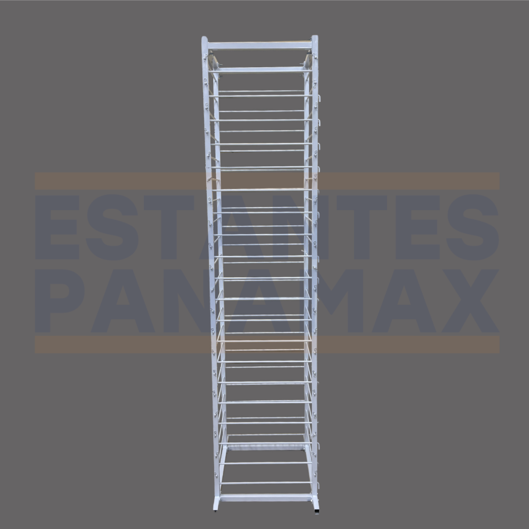 Estante para Cintas Blanco 80 Niveles 200x50x50cm PMX-1250
