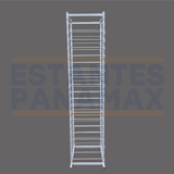 Estante para Cintas Blanco 80 Niveles 200x50x50cm PMX-1250