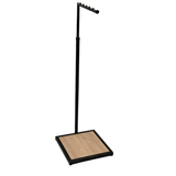 Perchero Exhibidor de Ropa Negro con Diseño Madera XBH-CR11