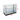Vitrina de Aluminio Plateado con Base Negro 3 Niveles Vidrio Templado 105x120x60cm KW-011-120S