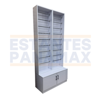 Mueble MDF con Gaveteros 18 Niveles de Rollo Blanco 220X100X40cm KD-011 / KW-025