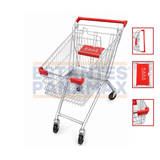 Carretilla de Supermercado Metálica Galvanizada 80L PMX-1402