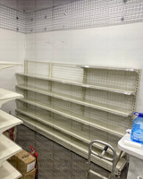 Góndola Pared de Malla 5 Niveles Crema 160x120x45cm 75kg/nivel PMX-1139