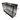 Vitrina de Aluminio Negro 3 Niveles Vidrio Templado 105x120x60cm KW-011-120