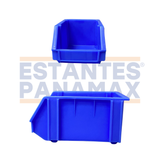 Organizador Plástico Azul 12x15x25cm B4