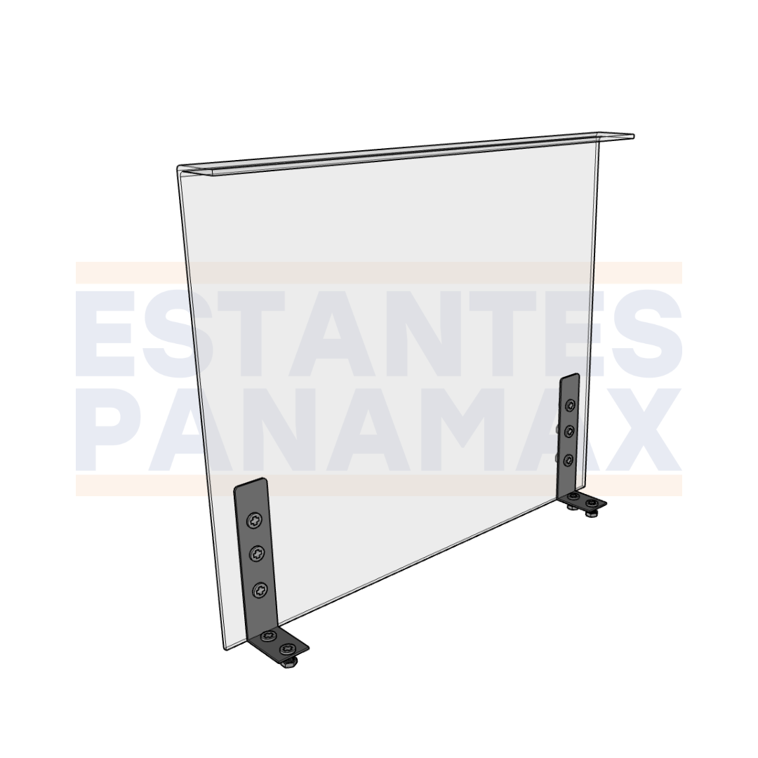 Protector de Acrílico para 50x60cm para Mostradores de Caja ACR-5060