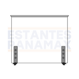 Protector de Acrílico para 50x60cm para Mostradores de Caja ACR-5060