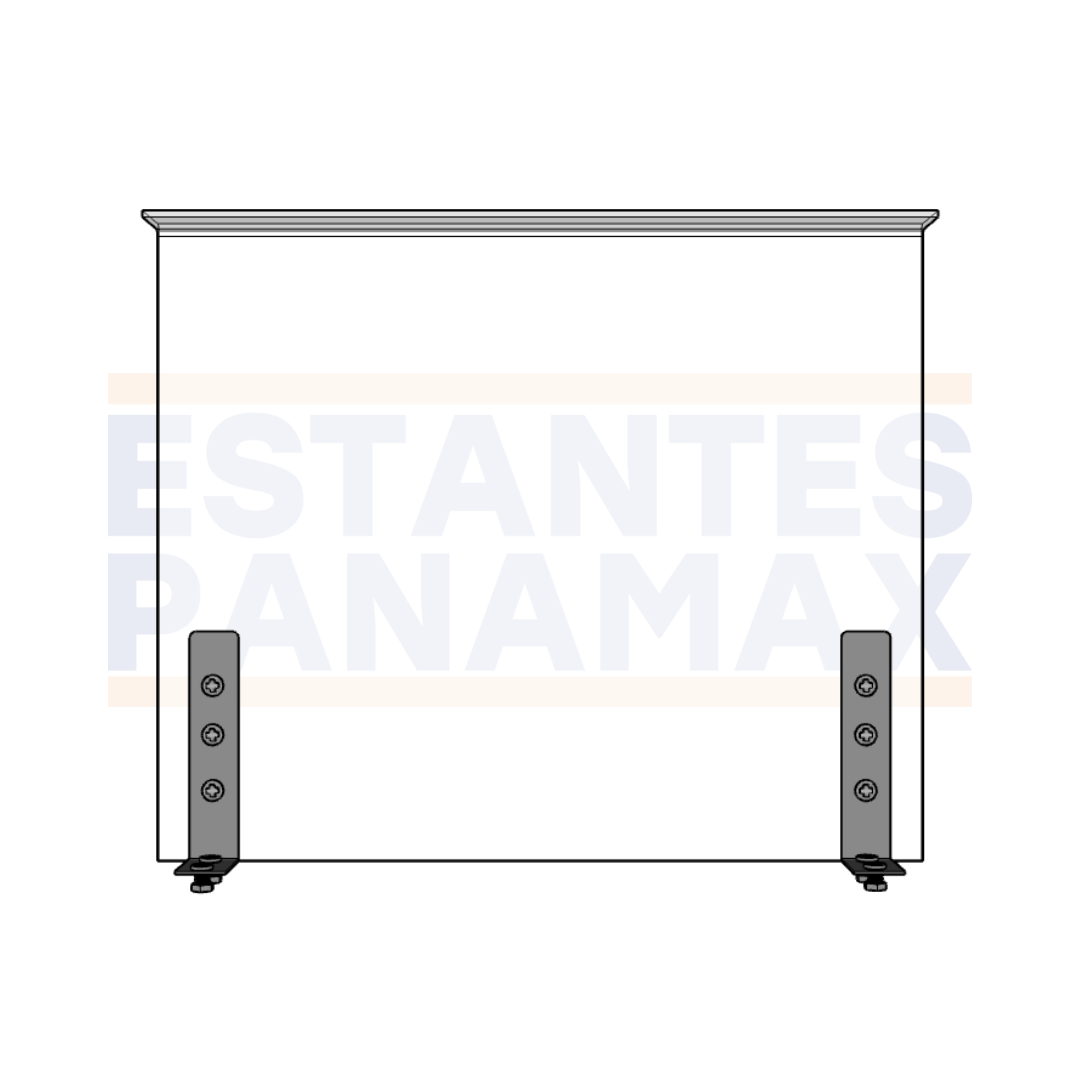 Protector de Acrílico para 50x60cm para Mostradores de Caja ACR-5060