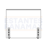 Protector de Acrílico para 50x60cm para Mostradores de Caja ACR-5060