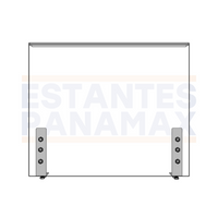 Protector de Acrílico para 50x60cm para Mostradores de Caja ACR-5060