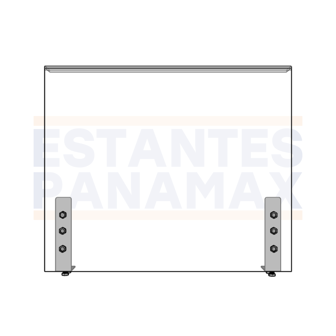 Protector de Acrílico para 50x60cm para Mostradores de Caja ACR-5060