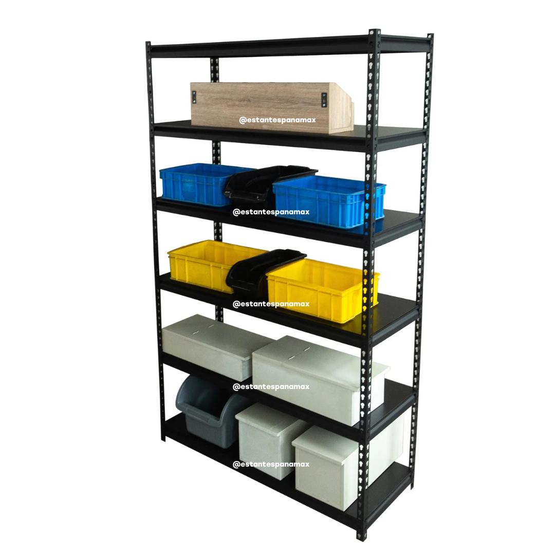 Rack Domestico de 6 Niveles 200x90x40cm 40-50kg por Nivel R-D-6