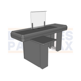 Protector de Acrílico para 50x60cm para Mostradores de Caja ACR-5060