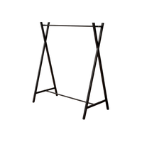 Perchero Exhibidor de Ropa Negro 160x120x40cm XBH-CR12