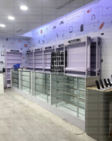 Vitrina de MDF Blanco 3 Niveles de Vidrio Templado 110x180x50cm BNM5-1