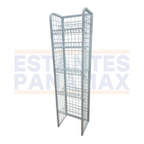 **CALIBRE GRUESO** Rack para Snacks de 5 Niveles Blanco 150x40x30cm 75kg/Nivel PMX-1295