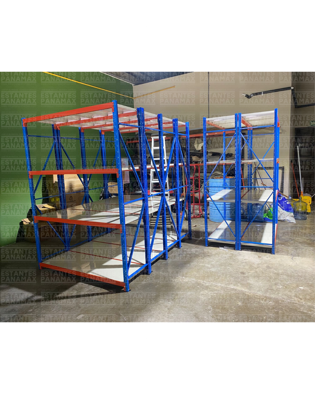 Rack para Bodega de Carga Liviana de 4 Niveles 250kg/Nivel 200x150x50cm PMX-1013