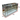 Vitrina de Aluminio Plateado con Base Blanco 3 Niveles Vidrio Templado 110x183x60cm KS-004