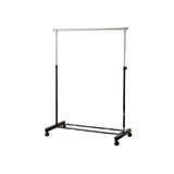 Perchero Exhibidor de Ropa Cromado con Negro XBH-CR13