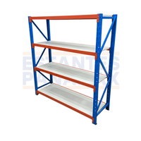 Rack para Bodega de Carga Mediana de 4 Niveles 350kg/Nivel 200x200x60cm PMX-1081