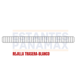 Rejilla de Hierro Trasera Blanco 9.5x117cm RT117-BL