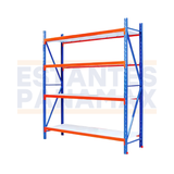 Rack para Bodega de Carga Liviana de 4 Niveles 250kg/Nivel 200x150x50cm PMX-1013