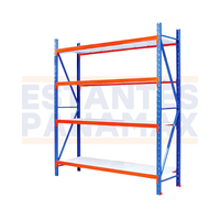 Rack para Bodega de Carga Liviana de 4 Niveles 250kg/Nivel 200x150x50cm PMX-1013