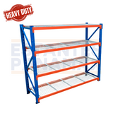 Rack de Bodega de Carga Pesada 1000kg/Nivel con Mallas 240x100cm PMX-1094 1 Tonelada. ***SE VENDE POR PIEZAS***
