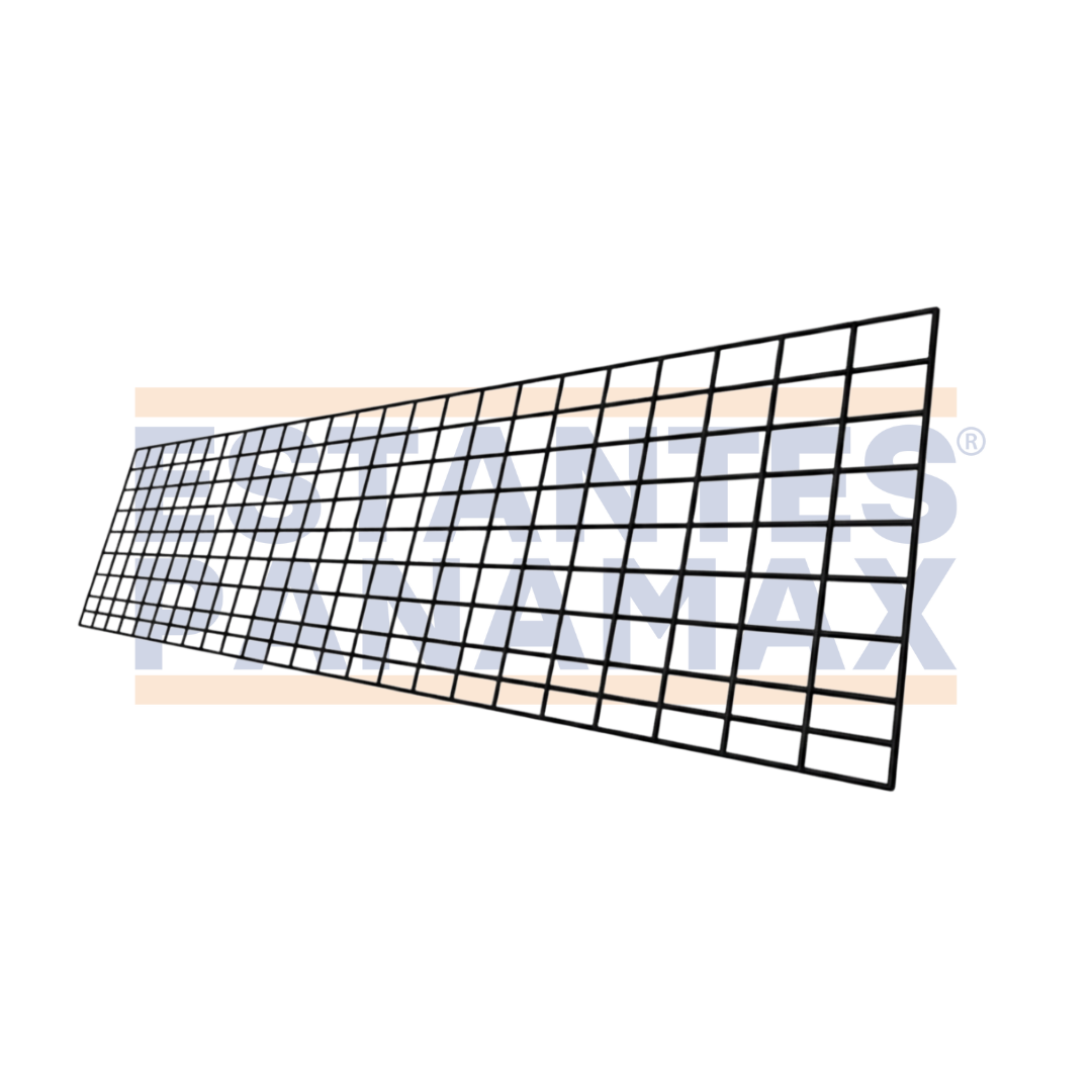 Malla Metálica Negro de 240x60cm 60mm BLK-240X60