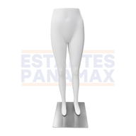 Maniquí de Dama Mujer Feminina de Pantalón Blanco Fibra de Vidrio XBH-MT07