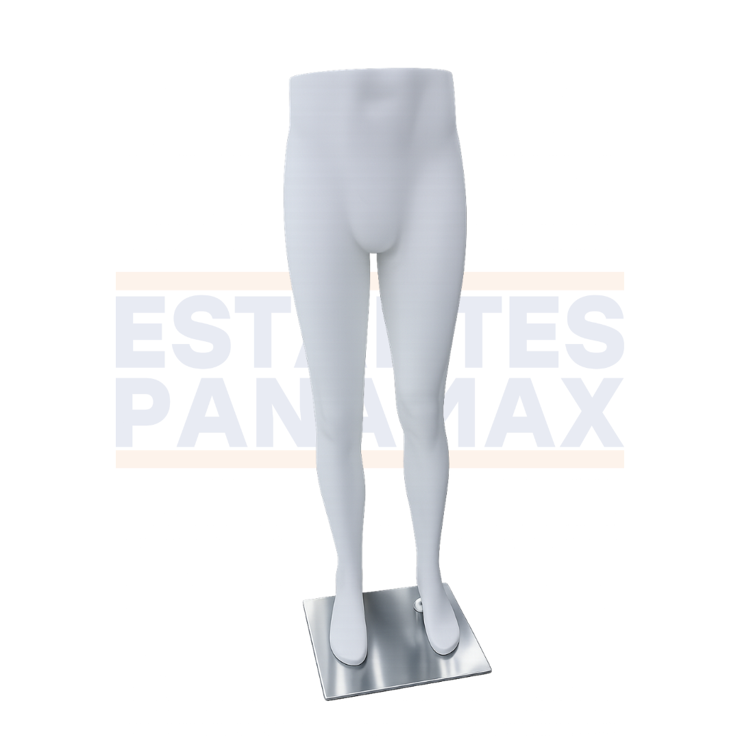 Maniquí de Pantalón para Hombre Masculino Blanco XBH-MT04