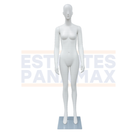 Maniquí de Mujer Femenina de Cuerpo Completo Blanco Fibra de Vidrio XBH-MT05