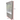 Mueble Gavetero con Slatwall y Luces Blanco 200x100x30cm 8384
